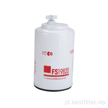 Sistema de óleo diesel Filtro de combustível do motor diesel Separador de água FS19820